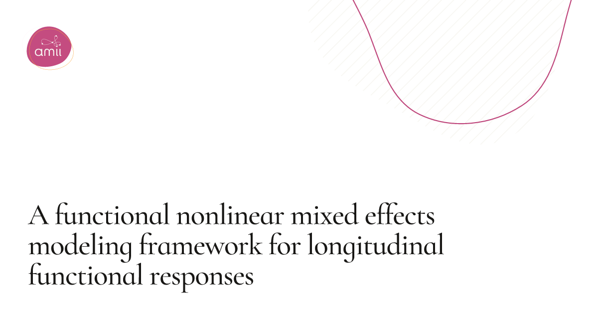 A functional nonlinear mixed effects modeling framework for ...