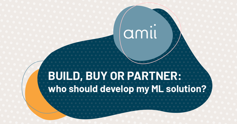 Build, buy or partner: who should develop my ML solution?